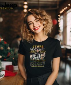 47 Year Star Wars Thank You For The Memories Signautres T Shirt