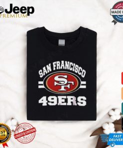 49ers Men's Standard Jersey V Neck Mesh Stripe Tee Shirt