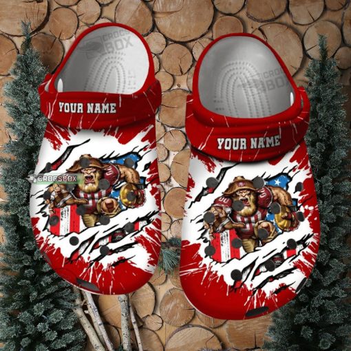 49ers Touchdown Trek Croc Shoes