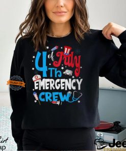 4Th Of July Emergency Crew Emergency Nurse Fireworks T Shirt