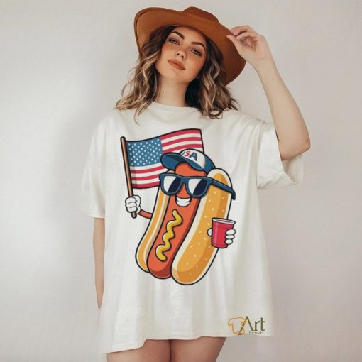 4th Of July Hotdog Fourth Of July Patriotic Shirt