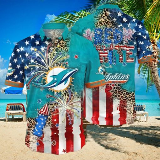 4th Of July Independence Day NFL Miami Dolphins Hawaiian Shirt