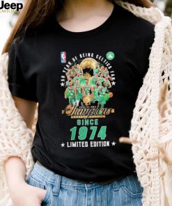 50 Years Of Being Boston Celtics Fan 2023 24 NBA Champions Since 1974 Limited Edition T Shirt