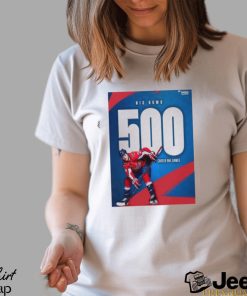 500 for nic dowd all caps Washington capitals stanley cup playoffs 2024 shirt