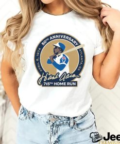 50Th Anniversary Atlanta Ga Hank Aaron 715Th Home Run T Shirt