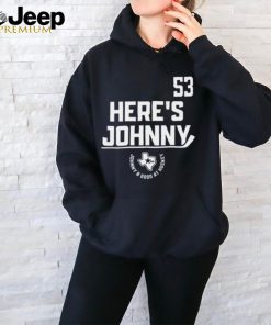 53 Here's Johnny Johnny B Good At Hockey T Shirt