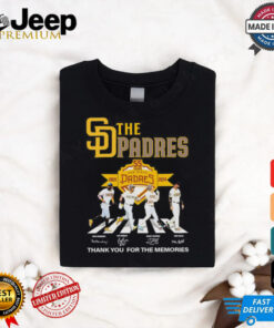 55 years San Diego Padres 1969 2024 thank you for the memories signatures shirt