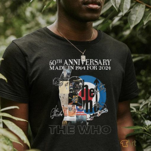 The Who 60th Anniversary Made In 1964 For 2024 T Shirt