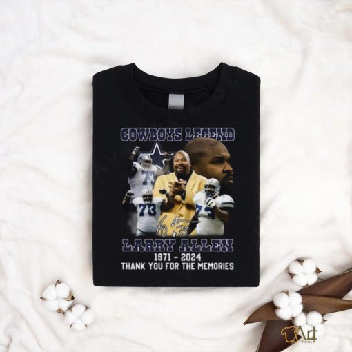 Cowboys Legend Larry Allen 1971 2024 Thank You For The Memories T Shirt