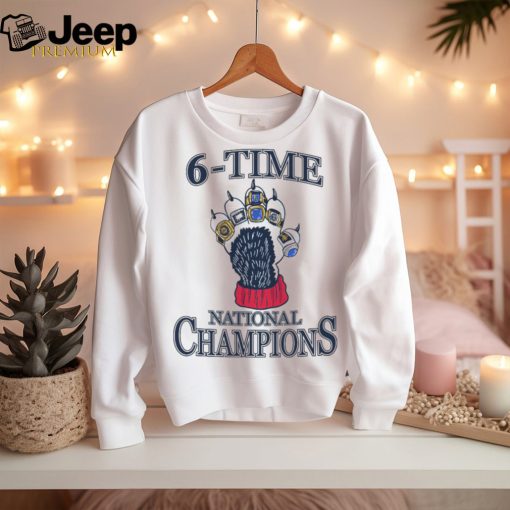 6 Time National Champions Crewneck shirt