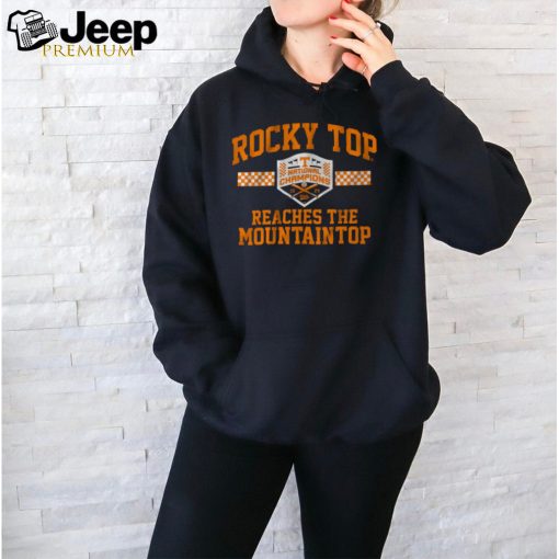 Tennessee Baseball Rocky Top Reaches The Mountaintop Shirt