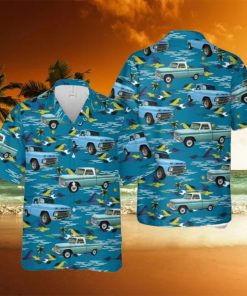 65 Chevy Truck Button Down Hawaiian Shirt