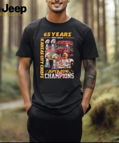 65 Years 1959 – 2024 Kansas City Chiefs 4 X Super Bowl Champions T Shirt