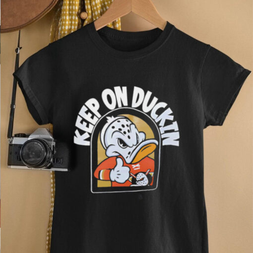 Anaheim Ducks hockey Keep On Duckin’ Pullover shirt