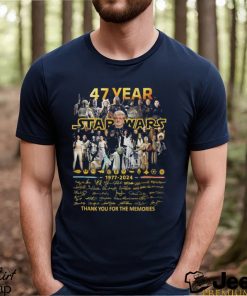 7 Years Star Wars 1977–2024 Signature Thank You For The Memories Unisex T Shirt