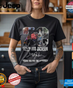 70 Years Of 1953 2024 Tito Jackson Thank You For The Memories T Shirt