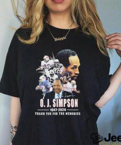 77 Years Of 1947 2024 Rip O. J. Simpson Thank You For The Memories Shirt