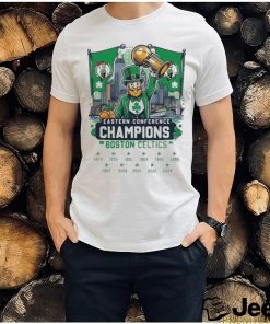 Official 2024 Boston Celtics Eastern Conference Champions Fan Celebrating T Shirt