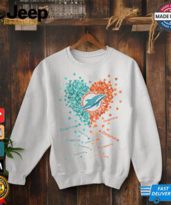 Miami Dolphins Heart Shirt