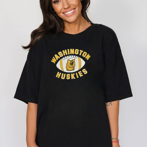 80S Washington Huskies University Football T Shirt For Fans