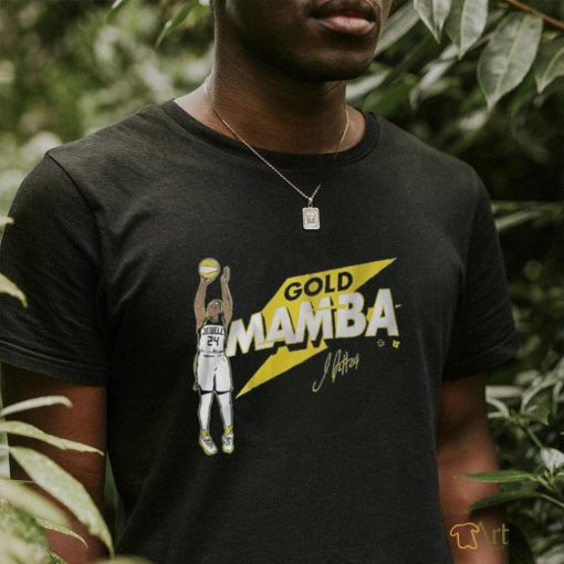 Jewell Loyd Gold Mamba Shirt