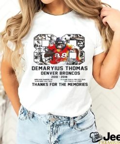 88 Demaryius Thomas Denver Broncos 2010 2018 thanks for the memories t shirt