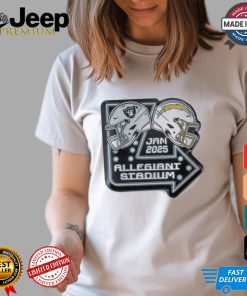 Las Vegas Raiders Vs Los Angeles Chargers 2024 Game Day Allegiant Stadium Jan 2025 Shirt