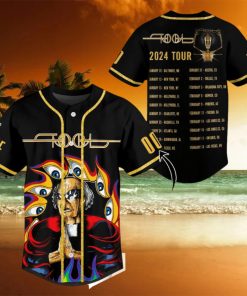 Personalized Tool Band 2024 Tour Baseball Jersey