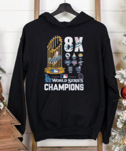 8X Dodgers World Series Champions T Shirt