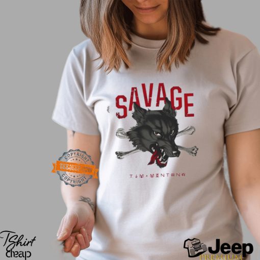 Tim Montana Savage Wolf T Shirt