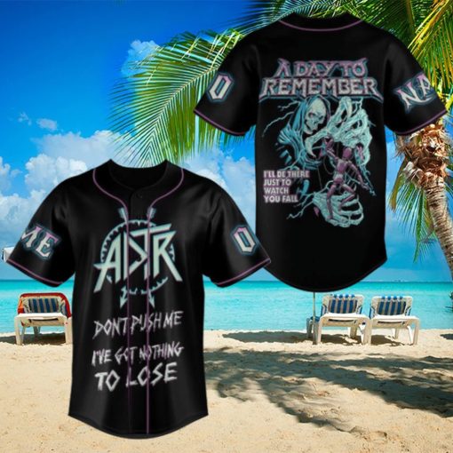 A Day To Remember I’m Made Of Wax, Larry, What Are You Made Of Custom Baseball Jersey
