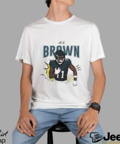 A.j. brown heavyweight cartoon T shirt