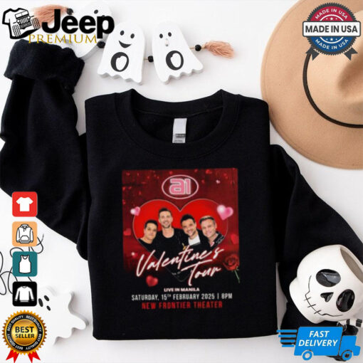 A1 Valentine’s Tour 2025 On February 15 2025 At The New Frontier Theater Merch Unisex T Shirt