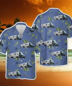 ABF Freight Mack CXU612 with Doubles Hawaiian Shirt For Beach Fans