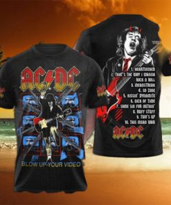 AC DC Rock Band All Over Print Shirt 5208