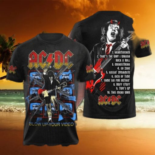 AC DC Rock Band All Over Print Shirt  5208