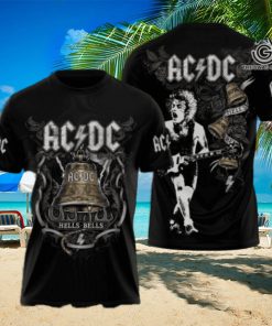 AC DC Rock Band All Over Printed Shirt 2407