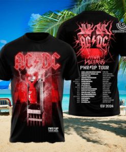 AC DC Rock Band All Over Printed Shirt 3145