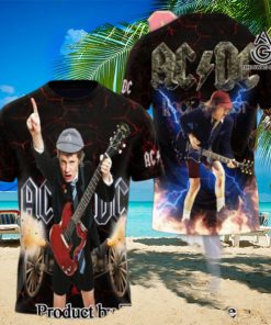 AC DC Rock Band All Over Printed Shirt 3217