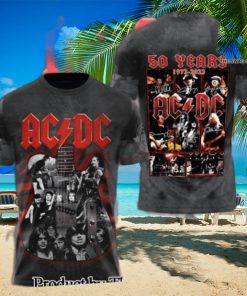 AC DC Rock Band All Over Printed Shirt 3223