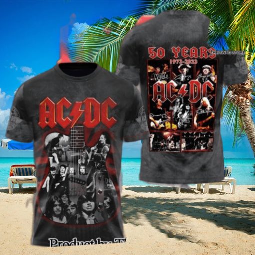 AC DC Rock Band All Over Printed Shirt  3223