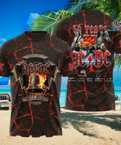 AC DC Rock Band All Over Printed Shirt 3373