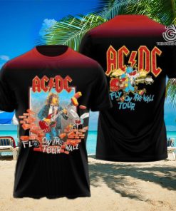 AC DC Rock Band All Over Printed Shirt 3679