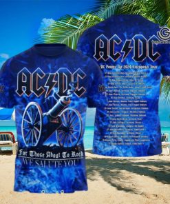 AC DC Rock Band All Over Printed Shirt 3685