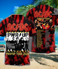 AC DC Rock Band All Over Printed Shirt 3697