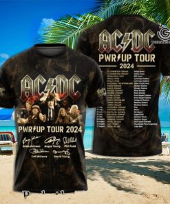 AC DC Rock Band All Over Printed Shirt 3745