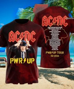 AC DC Rock Band All Over Printed Shirt 4207