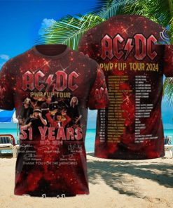 AC DC Rock Band All Over Printed Shirt 4267