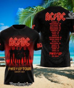 AC DC Rock Band All Over Printed Shirt 4327