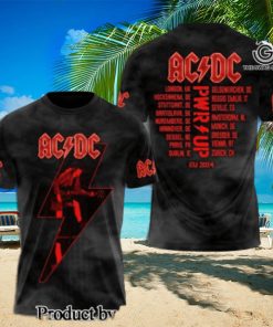 AC DC Rock Band All Over Printed Shirt 4333